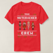 The Nutcracker Crew Nutcracker Ugly Christmas Swea T-shirt (Design voorkant)