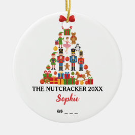 The Nutcracker Custom Ballet Role Christmas Keramisch Ornament
