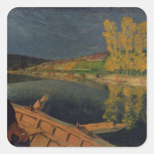The Oarsman, 1897 Vierkante Sticker