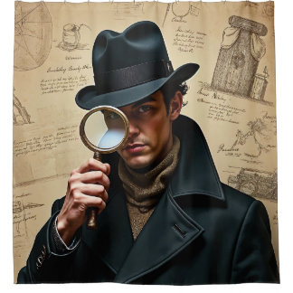 The Observant Detective Douchegordijn
