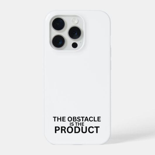 The Obstacle Is The Product Minimalist  (Verso)