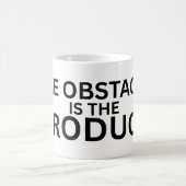 The Obstacle Is The Product Minimalist Coffee Mug (Centre)