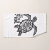 The Ocean Is My Home (facebook, insta, twitter, ti (Serviette à main)