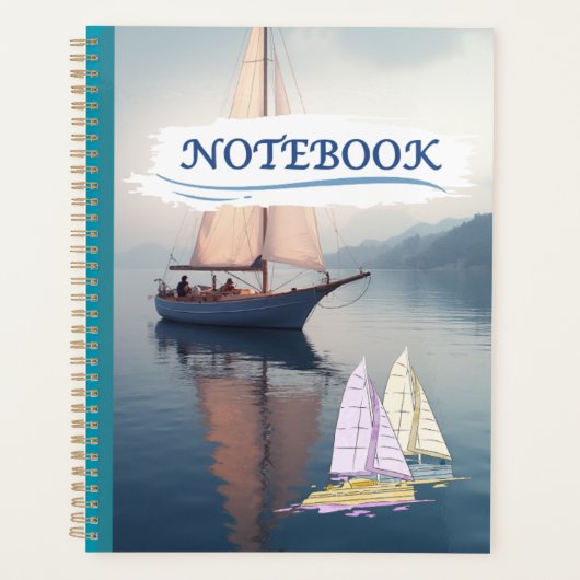 The "Ocean Whisper" Digital Notebook Planner (Voorkant)