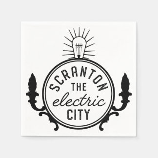 The Office Lazy Scranton The Electric City Tote Servet
