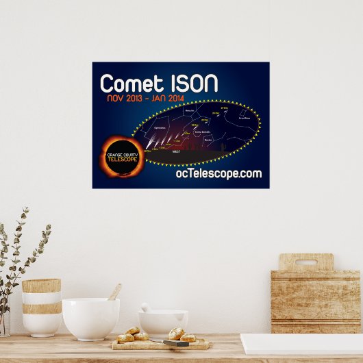 The Official Comet ISON Poster and Finder Chart (Cuisine)