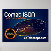 The Official Comet ISON Poster and Finder Chart (Devant)