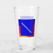 The Official FIREFOXNEWS ONLINE™ Beverage Glass Glas (Achterkant)
