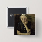 The Old Farmer, 1903 Vierkante Button 5,1 Cm (Voorkant /achterkant)