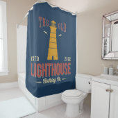 The Old Lighthouse Clothing Co. Douchegordijn (In situ)