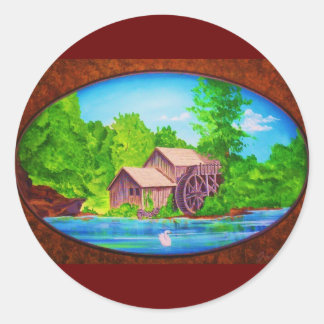 The Old Mill Sticker van Jack Wilson