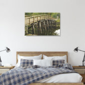 The Old North Bridge, Minute Man National Canvas Afdruk (Insitu (Slaapkamer))