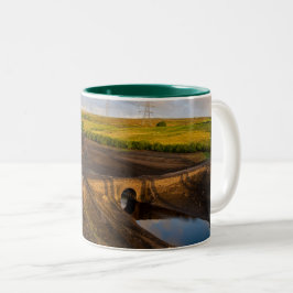 The Old Packhorse Bridge of Baitings Tweekleurige Koffiemok