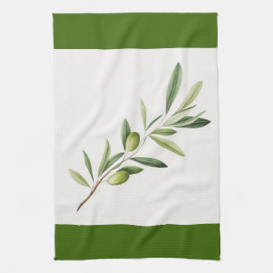 "The Olive Branch" keukenhanddoek