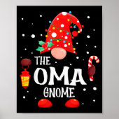 The Oma Gnome Matching Family Christmas Gnome Paja Poster (Voorkant)