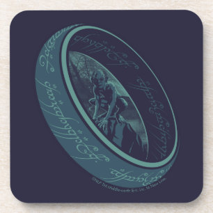 THE ONE RING™ GOLLUM™ Grafisch Bier Onderzetter