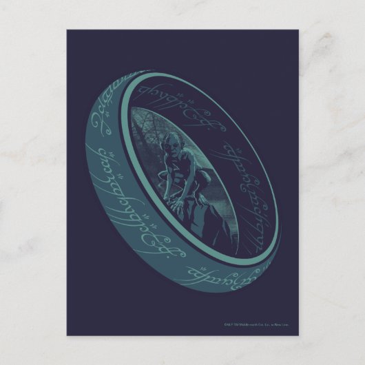 THE ONE RING™ GOLLUM™ Graphic Briefkaart (Voorkant)