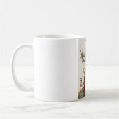 "The One Will Come" Japanese Cat Art Mug (Gauche)