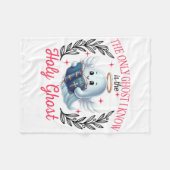 The Only Ghost I Know Is The Holy Ghost Fleece Deken (Voorkant (Horizontaal))