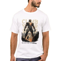The Only Way Is Through Motiverend Warrior T-Shirt