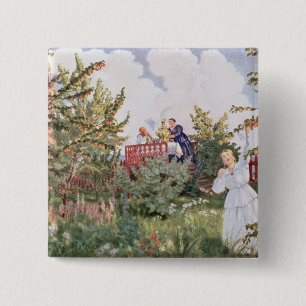The Orchard, 1918 Vierkante Button 5,1 Cm