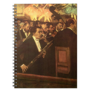 The Orchestra of Opera by Edgar Degas, Vintage Art Notitieboek