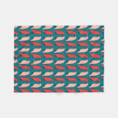 The Organized Union of Birds - Pop Art Style Fleece Deken (Voorkant (Horizontaal))