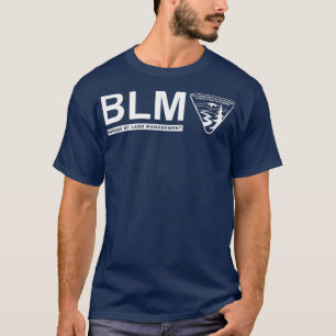 The Original BLM Bureau of Land Management White 2 T-shirt
