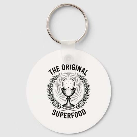 The Original Superfood Eucharist Catholic M  Sleutelhanger (Voorkant)