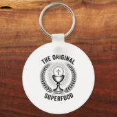 The Original Superfood Eucharist Catholic M  Sleutelhanger (Voorkant)