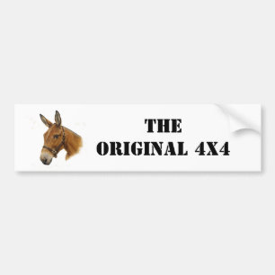 THe Originele 4x4 Mule Bumpersticker
