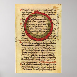 The Ouroboros Sherwood Taylor "The alchemis" Poster