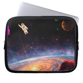 The Out in Space Man, on Their Own Electronics Bag Laptop Sleeve