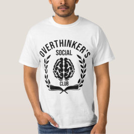 The Overthinker's Social Club T-shirt Design