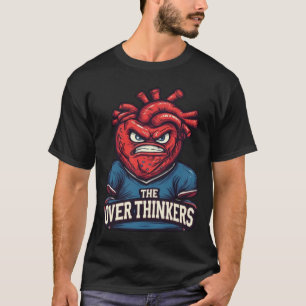 The Overthinkers Varsity Hart Mascotte Streetwear T-shirt