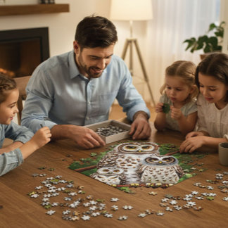 The Owl Family Legpuzzel