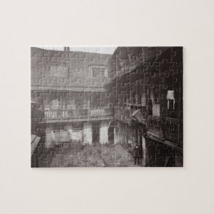 The Oxford Arms in Warwick Lane, 1875, uit 'Histo' Legpuzzel