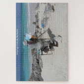 The Painter on the Beach Barbados. Jigsaw Puzzle (Vertical)