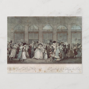 The Palais Royal Gallery's Walk, 1787 Briefkaart