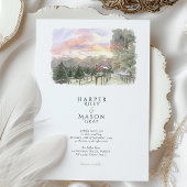 The Pallet Barn at Christmas Tree Lane Wedding Kaart