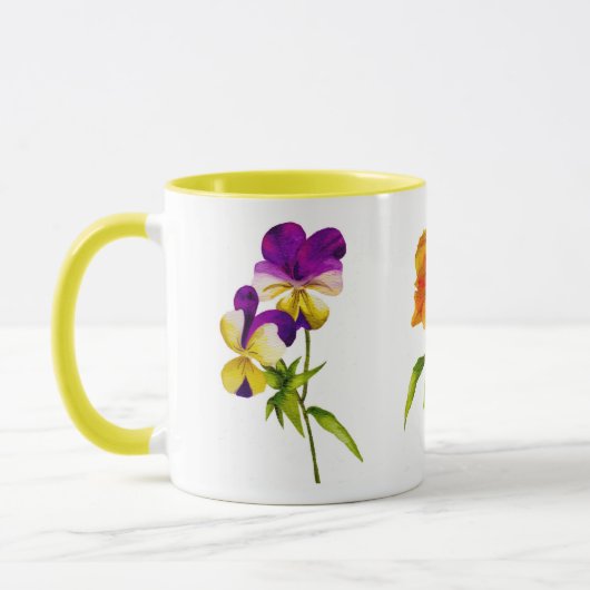 'The Pansy Party' op een Combo-Mok (I) Mok (Links)