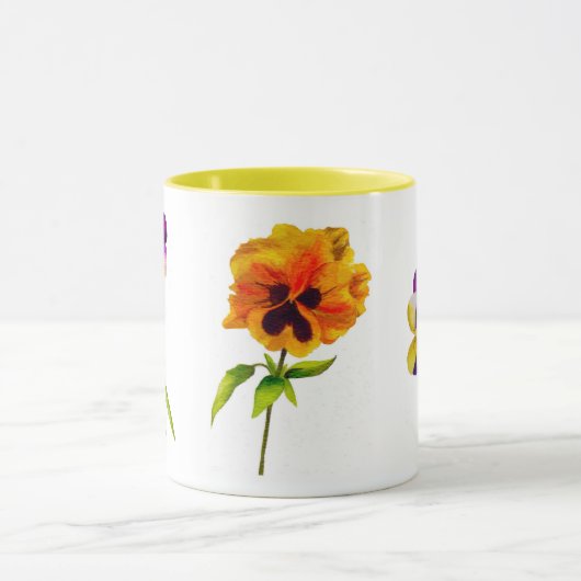 'The Pansy Party' op een Combo-Mok (I) Mok (Midden)