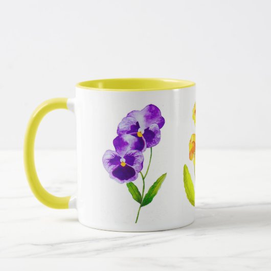 'The Pansy Party' op een Combo-Mok (II) Mok (Links)