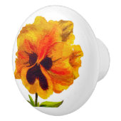 'The Pansy Party' op een keramische knop (III) (Rechts)