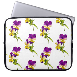 'The Pansy Party' op een laptophoes (I) Laptop Sleeve
