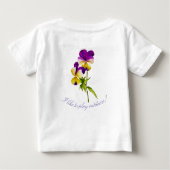 'The Pansy Party' op een Peuter Ruffle T-shirt (I) (Achterkant)