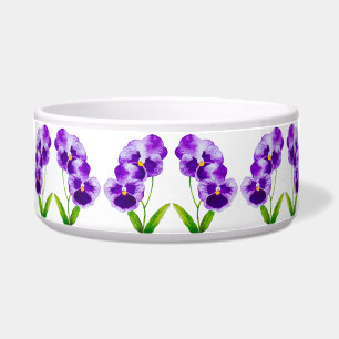 'The Pansy Party' op een saladeschaal (P) Voerbakje