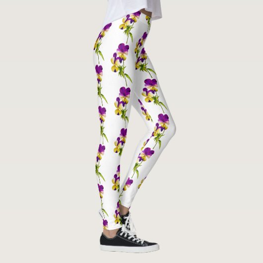 'The Pansy Party' op Leggings (Rechts)