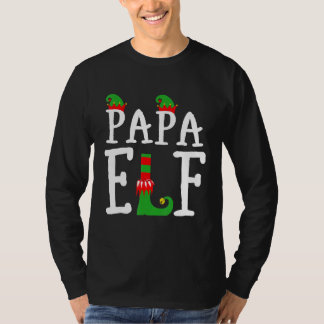 The Papa Elf Matching Group Xmas Family Christmas T-shirt