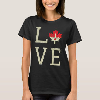 The Parliament Love Canada Day Maple Proud Canadia T-shirt